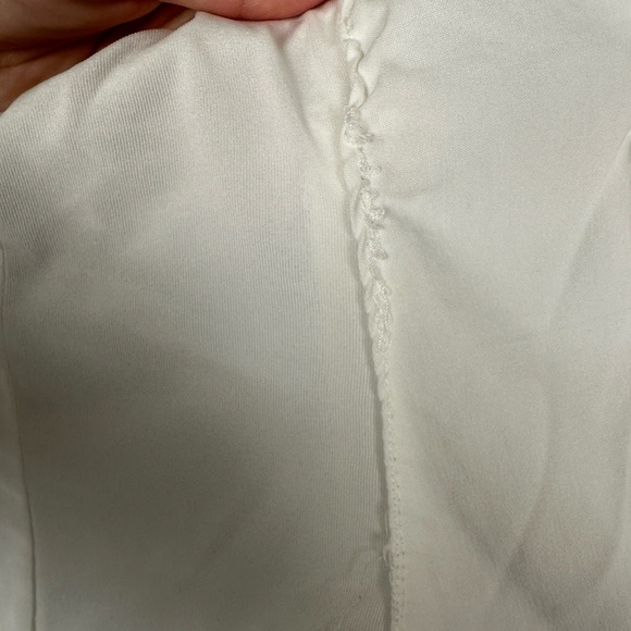 Zara Halter Top Womens M White Draped Open Front Sleeveless‎ Vest Pockets Cargo - Picture 12 of 16